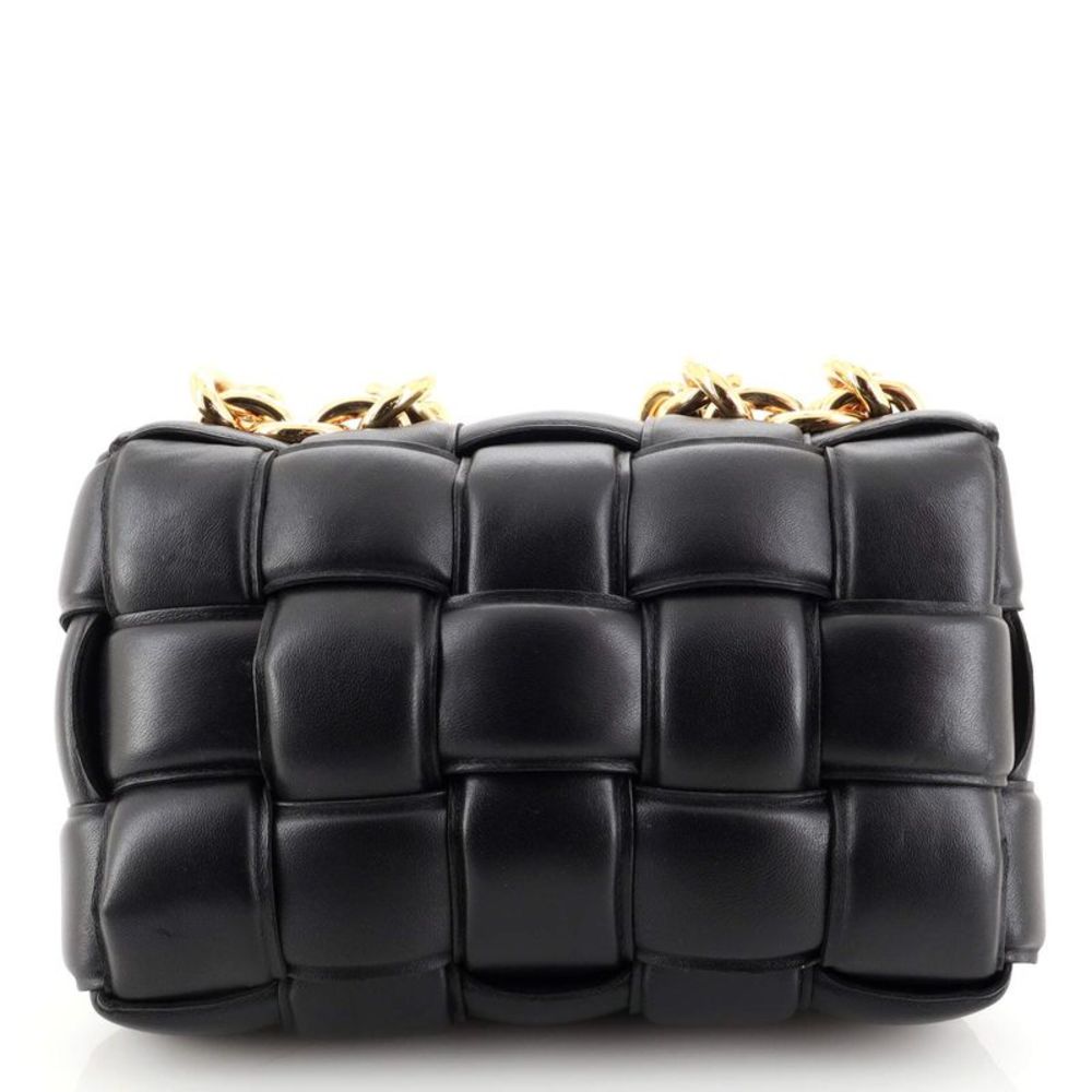 Bottega Veneta Cassette Chain Crossbody Bag Padded Maxi Intrecciato Leather - Picture 3 of 6